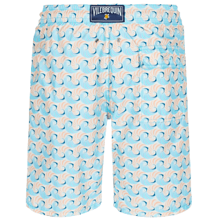 Men Long classic Printed - Men Swim Trunks Long 2007 Snails, Lazulii blue back Men Long classic Printed - Men Swim Trunks Long 2007 Snails, Lazulii blue back