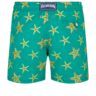 Bañador con bordado Starfish Dance para hombre de edición limitada Linden vista trasera