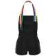 Femme AUTRES Uni - Salopette short femme noire Rainbow - Vilebrequin x JCC+ - Edition limitée, Noir vue de face