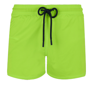 Herren Klassische kurze Uni - Kurze und figurbetonte Einfarbige Stretch-Bademode für Herren, Wasabi front Herren Klassische kurze Uni - Kurze und figurbetonte Einfarbige Stretch-Bademode für Herren, Wasabi front