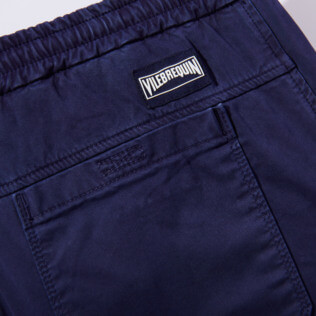 Hombre Autros Liso - Pantalones de chándal en tejido de gabardina para hombre, Deep blue supp6 Hombre Autros Liso - Pantalones de chándal en tejido de gabardina para hombre, Deep blue supp6