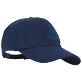 Unisex Cap Solid Navy front view Unisex Cap Solid Navy front view
