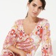 Damen Andere Bedruckt - Langes Kaleidoscope Kleid für Damen, Camellia Details Ansicht 2
