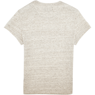 Men Others Solid - Men Linen Jersey T-shirt Solid, Heather grey back Men Others Solid - Men Linen Jersey T-shirt Solid, Heather grey back