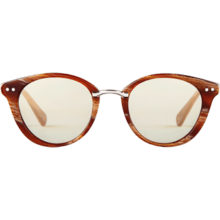 Occhiali da Sole Unita - Occhiali da sole unisex a specchio bronzo, Nocciola front Occhiali da Sole Unita - Occhiali da sole unisex a specchio bronzo, Nocciola front