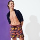 Men Classic Printed - Men Swimwear Homards & Coraux, Navy details view 1