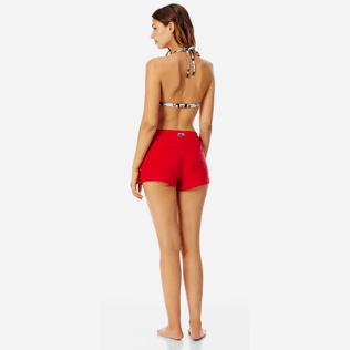 Women Others Solid - Women Terry cloth shortie Solid, Red polish backworn Women Others Solid - Women Terry cloth shortie Solid, Red polish backworn