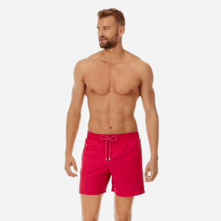 Hombre Clásico Estampado - Bañador con estampado 18.7 Tulum reactivo al agua para hombre, Grosella frontworn Hombre Clásico Estampado - Bañador con estampado 18.7 Tulum reactivo al agua para hombre, Grosella frontworn