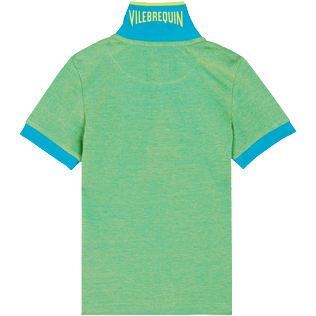 Boys Others Solid - Boys Cotton Pique Polo Shirt Solid, Light azure back Boys Others Solid - Boys Cotton Pique Polo Shirt Solid, Light azure back