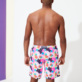 男款 Long classic 印制 - 男士 1988 Turtles Graffiti 长款泳装, Fluo pink 背面穿戴视图