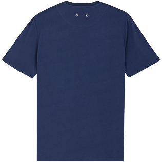 Uomo Altri Unita - T-shirt uomo in cotone biologico tinta unita, Blu marine back Uomo Altri Unita - T-shirt uomo in cotone biologico tinta unita, Blu marine back