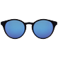 Autros Liso - Gafas de sol de color liso unisex, Azul marino vista frontal