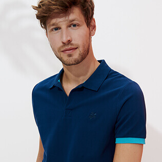 Men Others Solid - Men Cotton Pique Polo Shirt Solid, Goa frontworn Men Others Solid - Men Cotton Pique Polo Shirt Solid, Goa frontworn