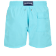Herren Klassische Uni - Einfarbige Badeshorts für Herren, Lazulii blue Rückansicht