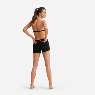 Femme AUTRES Uni - Salopette short femme noire Rainbow - Vilebrequin x JCC+ - Edition limitée, Noir backworn Femme AUTRES Uni - Salopette short femme noire Rainbow - Vilebrequin x JCC+ - Edition limitée, Noir backworn