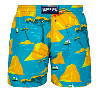 Men Classic Printed - Men swimtrunks Capri, Seychelles back Men Classic Printed - Men swimtrunks Capri, Seychelles back
