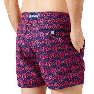 Homme CLASSIQUE Brodé - Maillot de bain homme Brodé Hippocampes - Édition Limitée, Bleu nuit supp1 Homme CLASSIQUE Brodé - Maillot de bain homme Brodé Hippocampes - Édition Limitée, Bleu nuit supp1