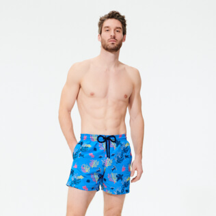 Men Embroidered Embroidered - Men Swim Trunks Embroidered - Limited Edition, Atoll front worn view