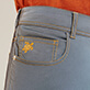 男款 Flat belts 纯色 - 男士纯色平腰带泳裤, Light denim w3 细节视图1