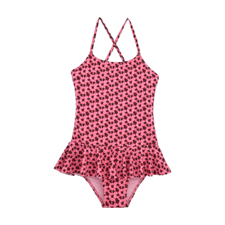Niñas Autros Estampado - Bañador de una sola pieza con estampado Micro Turtles Hawaï, Rosa front Niñas Autros Estampado - Bañador de una sola pieza con estampado Micro Turtles Hawaï, Rosa front