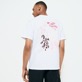 Uomo Altri Stampato - T-shirt uomo con stampa Turtles - Vilebrequin x BAPE® BLACK, Bianco vista indossata posteriore