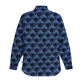 Herren Andere Bedruckt - Chambray-Hemd Waves für Herren, Marineblau Rückansicht