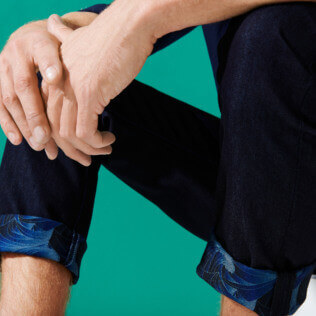 Homme AUTRES Imprimé - Jeans homme imprimé Waves, Dark denim w1 supp7 Homme AUTRES Imprimé - Jeans homme imprimé Waves, Dark denim w1 supp7