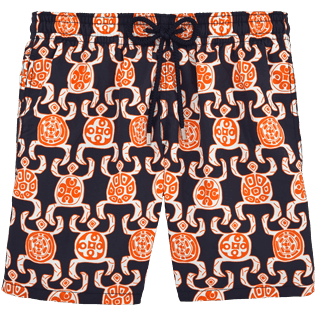 Hombre Corte Clásico Estampado - Bañador con estampado Primitive Turtles, Azul marino front Hombre Corte Clásico Estampado - Bañador con estampado Primitive Turtles, Azul marino front