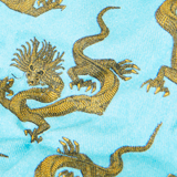 Hombre Autros Estampado - Pantalón chino con estampado So Kind Dragon para hombre, Azul marino estampado