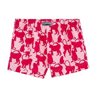 Niñas Autros Estampado - Pantalón corto con estampado Happy Monkeys para niña, Peony back Niñas Autros Estampado - Pantalón corto con estampado Happy Monkeys para niña, Peony back