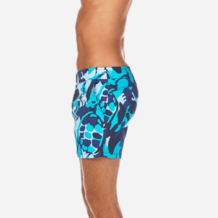 Men Fitted Printed - Camouflage Turtles Fitted cut Swim shorts, Azure supp3 Men Fitted Printed - Camouflage Turtles Fitted cut Swim shorts, Azure supp3
