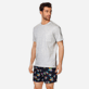 Men Others Solid - Men Pima Cotton Jersey T-Shirt Solid, Heather grey frontworn Men Others Solid - Men Pima Cotton Jersey T-Shirt Solid, Heather grey frontworn