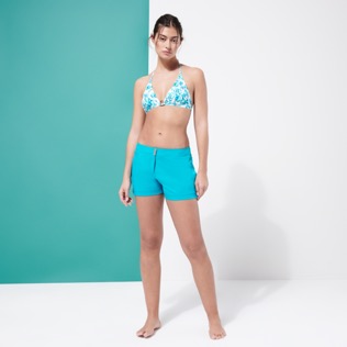 Visita lo Store di VilebrequinVilebrequin Shorts Mare Donna Elasticizzati Tinta Unita 