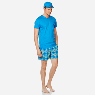 Hombre Autros Liso - Camiseta de algodón mercerizado liso con cuello de pico para hombre, Atoll supp2 Hombre Autros Liso - Camiseta de algodón mercerizado liso con cuello de pico para hombre, Atoll supp2