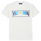 Men Others Printed - Men T-shirt Fancy Vilebrequin Logo Vilebrequin Multicolore, Off white front view