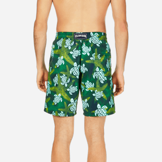 Men Long Printed - Men Long Swimtrunks Starlettes & Turtles Vintage, Malachite green supp2 Men Long Printed - Men Long Swimtrunks Starlettes & Turtles Vintage, Malachite green supp2