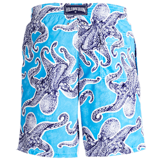 Men Long classic Printed - Men Swimwear Long Vintage Octopus, Royal blue back Men Long classic Printed - Men Swimwear Long Vintage Octopus, Royal blue back