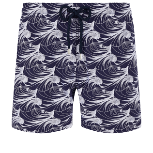 男款 Classic 绣 - 男士 Waves 泳裤, Sapphire 正面图