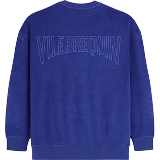 Herren Andere Uni - Solid Unisex-Sweatshirt aus Frottee, Purple blue Rückansicht