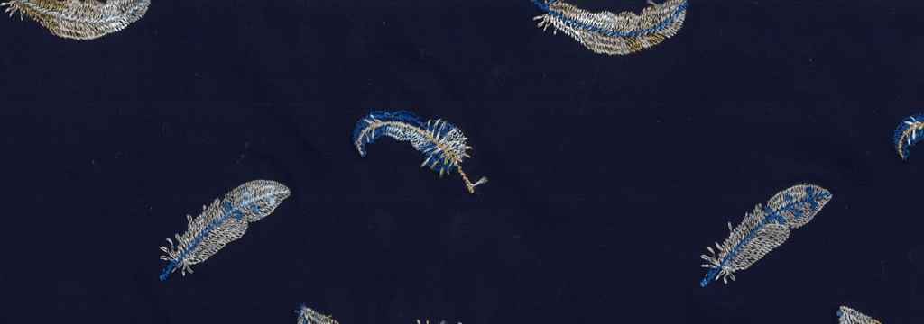 Girls One Piece Embroidered - Blue Breath Embroidered One piece, Navy pattern Girls One Piece Embroidered - Blue Breath Embroidered One piece, Navy pattern