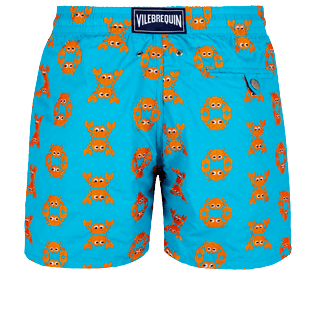 Men Classic Embroidered - Men Swim Trunks Embroidered Crabs - Limited Edition, Curacao back Men Classic Embroidered - Men Swim Trunks Embroidered Crabs - Limited Edition, Curacao back