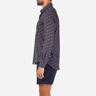 Camisetas Estampado - Camisa en gasa de algodón con estampado Micro Ronde des Tortues, Azul marino supp3 Camisetas Estampado - Camisa en gasa de algodón con estampado Micro Ronde des Tortues, Azul marino supp3