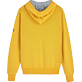 Herren Andere Uni - Cardigan aus Baumwolle und Kaschmir für Herren mit durchgehendem Reißverschluss, Buttercup yellow Rückansicht