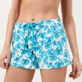Women Others Printed - Women Swim Short Orchidees, White back worn view
