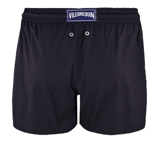 Homme CLASSIQUE COURT Uni - Maillot de Bain Homme Court et Ajusté Stretch Uni, Noir back Homme CLASSIQUE COURT Uni - Maillot de Bain Homme Court et Ajusté Stretch Uni, Noir back