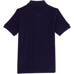 Garçons Polos Uni - Polo éponge, Bleu marine back Garçons Polos Uni - Polo éponge, Bleu marine back
