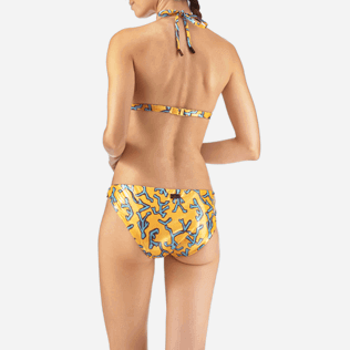 Femme Bas Imprimé - Bas de maillot Danse du Feu, Curcuma supp2 Femme Bas Imprimé - Bas de maillot Danse du Feu, Curcuma supp2