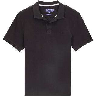 Men Others Solid - Men Cotton Pique Polo Shirt Solid, Black front Men Others Solid - Men Cotton Pique Polo Shirt Solid, Black front