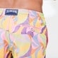 Men Classic Embroidered - Men Swim Trunks Embroidered 1984 Invisible Fish - Limited Edition, Pink polka details view 3