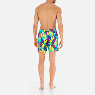 Hombre Corte Clásico Estampado - Bañador con estampado Birds of Paradise para hombre, Veronese green backworn Hombre Corte Clásico Estampado - Bañador con estampado Birds of Paradise para hombre, Veronese green backworn